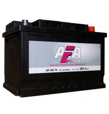 Аккумулятор автомобильный AFA Plus AF-H6 74 Ач 680А обр. пол. 278x175x190