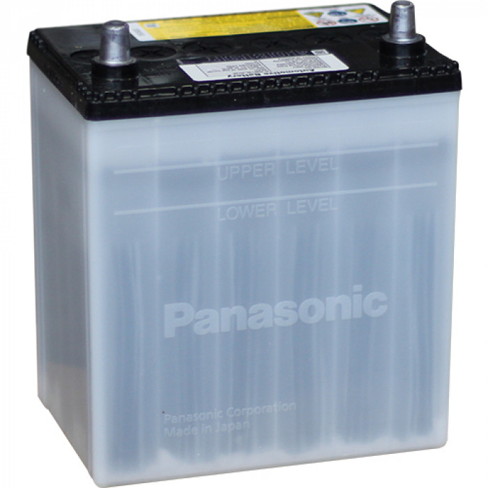 Аккумулятор автомобильный Panasonic 40B19L (тонкие клеммы) 350А обр. пол. 187x127x220