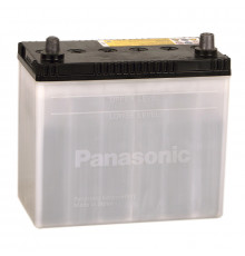 Аккумулятор автомобильный Panasonic 60B24R, 55A/ч (тонкие клеммы) 470А пр. пол. 238x128x220