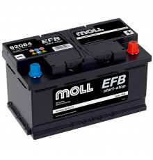 Аккумулятор автомобильный MOLL EFB LN4 Start-Stop 84Ah (82084)