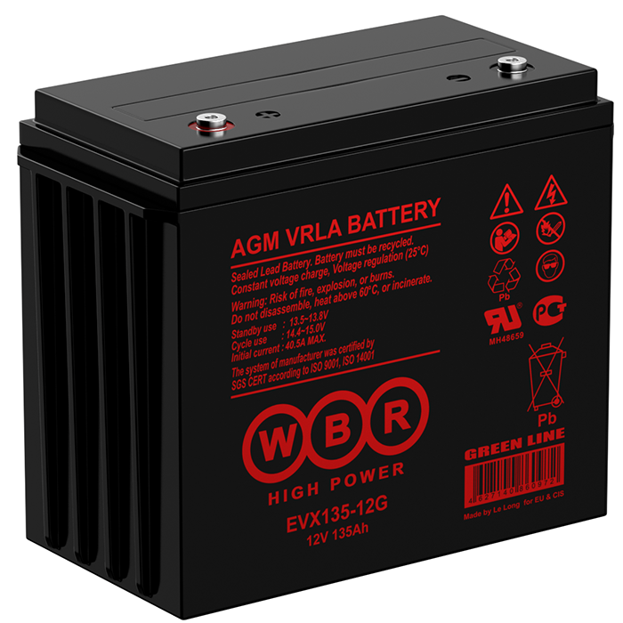 Аккумулятор WBR EVX135-12G