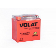 Аккумулятор для мототехники VOLAT iGEL 14Ач 155А прям. пол. 150x70x145 (YT14B-4,