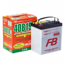 Аккумулятор Furukawa Battery SUPER NOVA 40B19R 38R прям. пол. 330A 187x127x225
