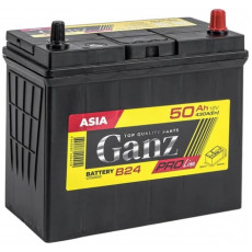 Автомобильный аккумулятор GANZ PRO-Line JIS 50R+ B24 EN 430А обр. пол. 238x128x220