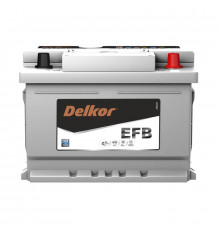 Аккумулятор DELKOR EFB LN2 60R обр. пол. 560A 242x175x190