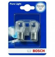 Лампа 12V P21/5W 21/5W BOSCH 1 шт. картон 1 987 302 202 21/5W стоп/габарит