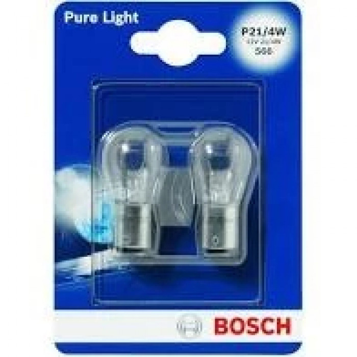 Лампа 12V P21/5W 21/5W BOSCH 1 шт. картон 1 987 302 202 21/5W стоп/габарит