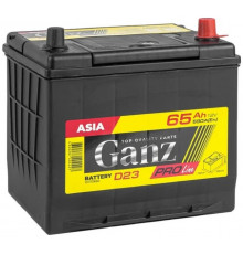 Автомобильный аккумулятор GANZ PRO-Line JIS 65R+ D23 EN 590А обр. пол. 232x173x220