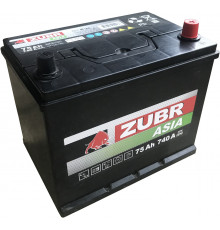 Автомобильный аккумулятор Zubr Ultra Asia 80D26L 75R+ 740А обр. пол. 260x173x220