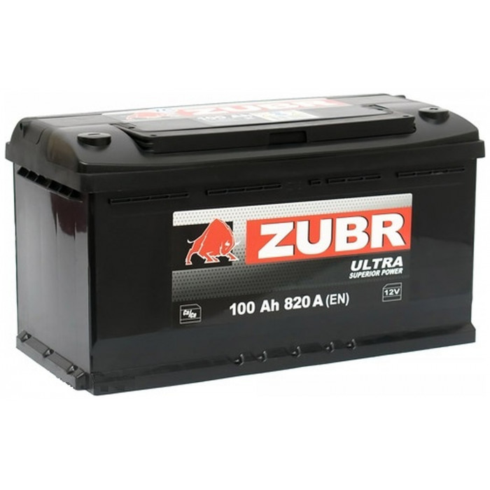 Автомобильный аккумулятор Zubr Ultra 6CT-100.0 L5 100R+ 940А обр. пол. 353x175x190