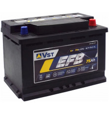 Автомобильный аккумулятор Vst EFB L3 75R+ 710А обр. пол. 278x175x190
