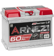 Автомобильный аккумулятор Arnezi DIN SMF 60R+ L2 EN 600А  обр. пол. 242x175x190