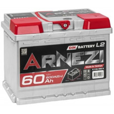 Автомобильный аккумулятор Arnezi DIN SMF 60R+ L2 EN 600А  обр. пол. 242x175x190