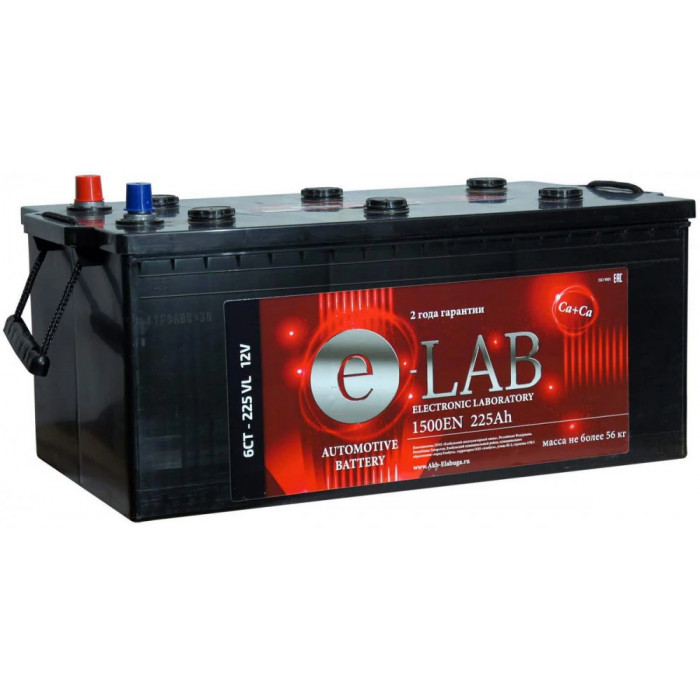 Аккумулятор E-LAB 225 евро обр. пол. 1500A 518x275x220