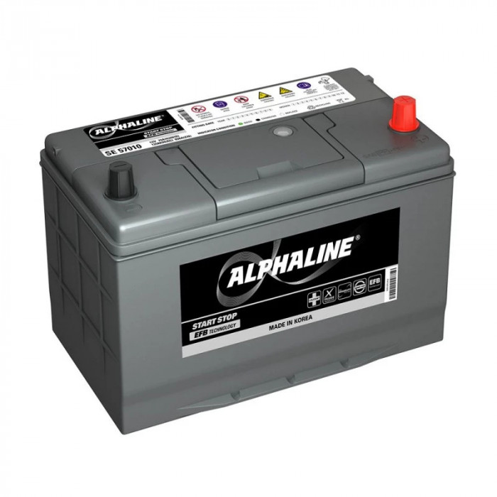 Аккумулятор AlphaLine EFB 115D31L 80R обр. пол. 800A 306x173x220