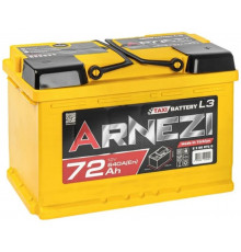 Автомобильный аккумулятор Arnezi TAXI SMF 72R+ L3 EN 640А  обр. пол. 278x175x190