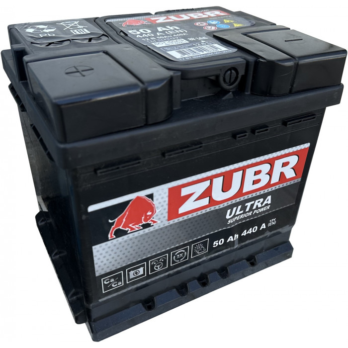Автомобильный аккумулятор Zubr Ultra L1 50L 440А пр. пол. 207x175x190