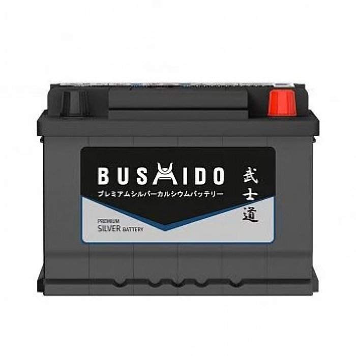 Аккумулятор BUSHIDO SILVER 62R обр. пол. низкий 600А 242x175x175