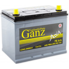 Автомобильный аккумулятор Ganz 80D26L 75 Ah 75 А/ч 640А обр. пол. 260x173x220