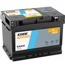 Аккумулятор EXIDE Premium EA612 61R обр. пол. 600A 242x175x190