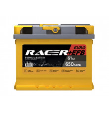 Аккумулятор RACER EFB (АКОМ) 61R обр. пол. 660A 242x175x190