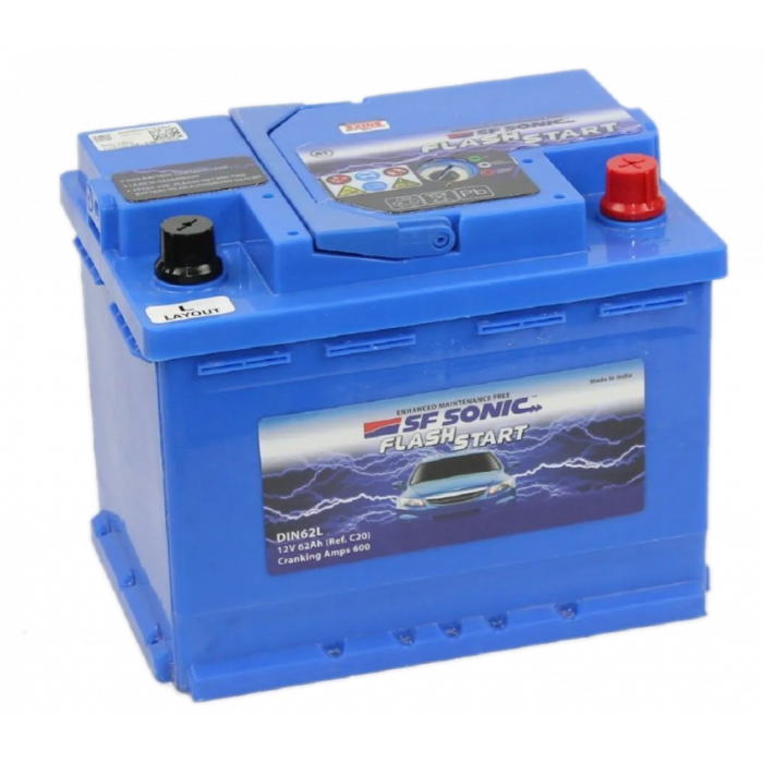Аккумулятор Exide SF Sonic 62R обр. пол. 600А 242x175x190