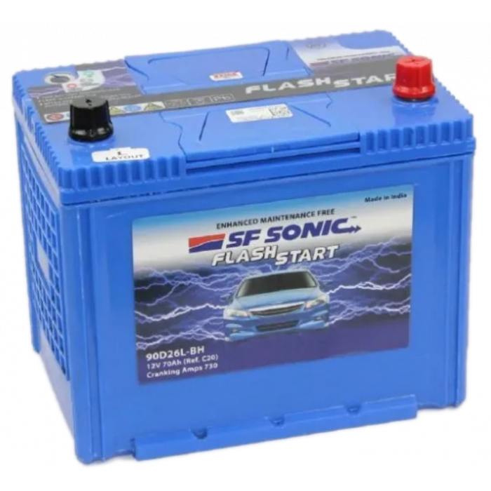 Аккумулятор Exide SF Sonic 90D26R 70L прям. пол. 730А 260x173x220