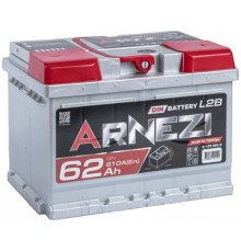 Автомобильный аккумулятор Arnezi DIN SMF 62R+ LB2 EN 610А обр. пол. 242x175x175