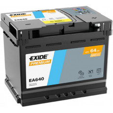 Аккумулятор EXIDE Premium EA640 64R обр. пол. 640A 242x175x190