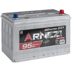 Автомобильный аккумулятор Arnezi JIS SMF 95R+ D31L EN 800А  обр. пол. 306x173x220