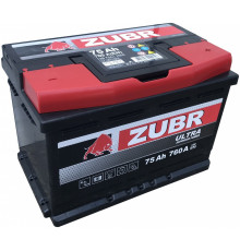 Автомобильный аккумулятор Zubr Ultra L3 75R+ 760А обр. пол. 278x175x190