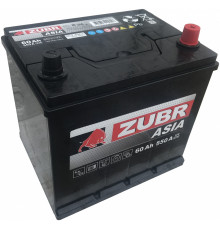 Автомобильный аккумулятор Zubr Ultra Asia 55D23L 60R+ 600А обр. пол. 232x173x220