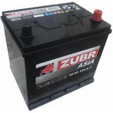 Автомобильный аккумулятор Zubr Ultra Asia 55D23L 60R+ 600А обр. пол. 232x173x220