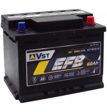 Автомобильный аккумулятор Vst EFB L2 60R+ 600А обр. пол. 242x175x190
