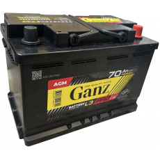 Автомобильный аккумулятор GANZ PRO-Line AGM 70R+ L3 EN 720А обр. пол. 278x175x190