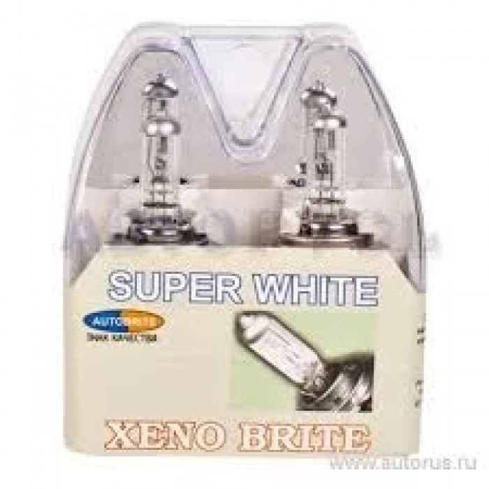 Лампа 12V H7 100W AUTOBRITE XENO BRITE 2 шт. DUOBOX H712V100XB