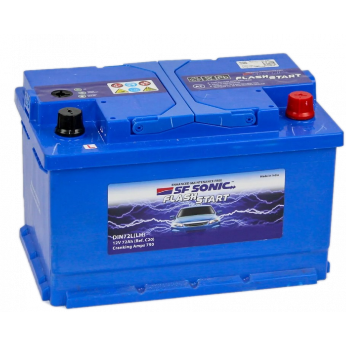 Аккумулятор Exide SF Sonic 72R прям. пол. 690А 278x175x190