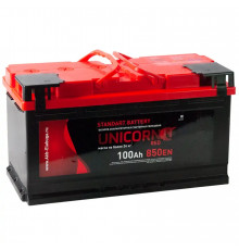 Аккумулятор UNICORN RED 100L прям. пол. 850A 353x175x190