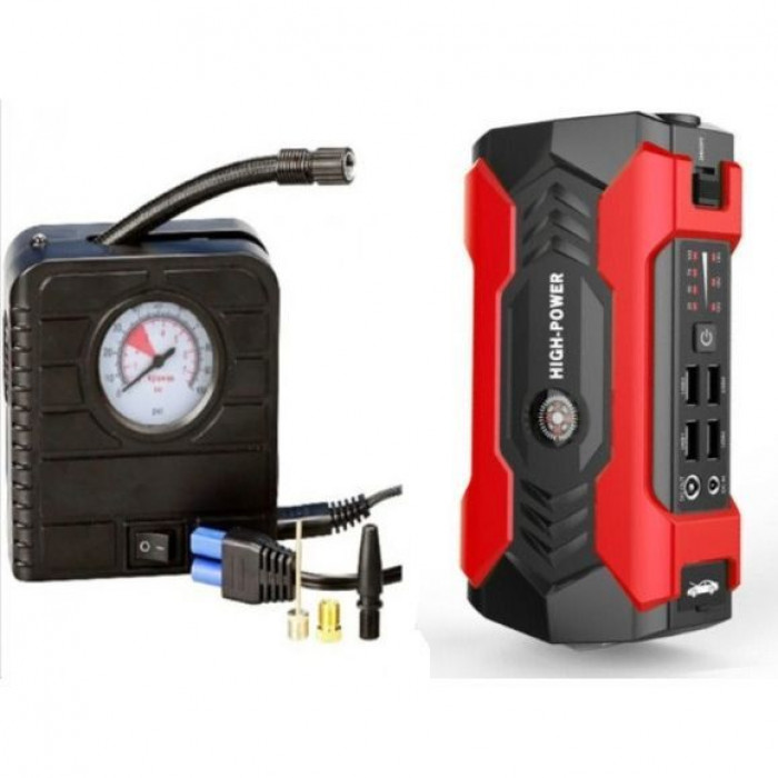 HIGH-POWER (компрессор) 20000 mAh пусковой ток 600A