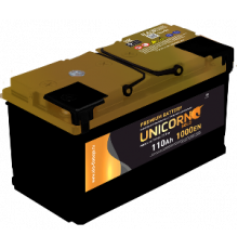 Аккумулятор UNICORN GOLD 110R обр. пол. 1000A 353x175x190