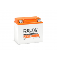 Аккумулятор Мото DELTA CT 1205 5Ач 80A обр. пол. 114x70x106 (YTX5L-BS, YTZ7S)