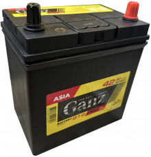 Автомобильный аккумулятор GANZ PRO-Line JIS 42R+ B19 EN 380А обр. пол. 187x127x220
