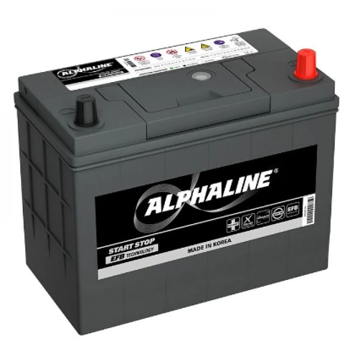 Аккумулятор Alphaline EFB SE N55 70B24L 45R обр. пол. тонкие клеммы 460A 238x128x220
