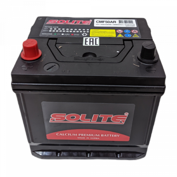 Аккумулятор SOLITE Asia 50L прям. пол. 470A 207x172x220 (CMF50AR)
