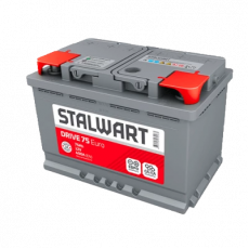 Аккумулятор STALWART Drive 75L прям. пол. 600A 278x175x190