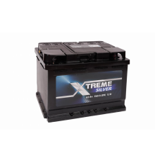 Аккумулятор X-treme Silver (АКОМ) 62L прям. пол. 560A 242x175x190