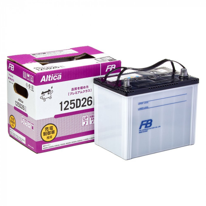 Аккумулятор Furukawa Battery ALTICA HIGH-GRADE Asia 125D26L 85R обр. пол. 800A 261x173x220 (FB125D26L)