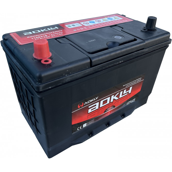 Автомобильный аккумулятор Aokly ASIA 90L+ D31 EN 750А пр. пол. 306x173x220