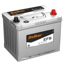 Аккумулятор DELKOR EFB 95D23L Q85 70R обр. пол. 660A 232x173x225