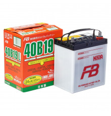 Аккумулятор Furukawa Battery SUPER NOVA 40B19L 38R обр. пол. 330A 187x127x225